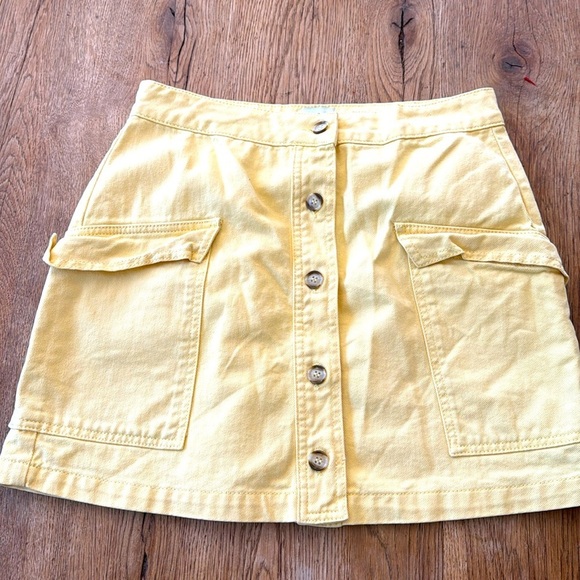 BDG urban outfitters size medium yellow skirt - Picture 2 of 7